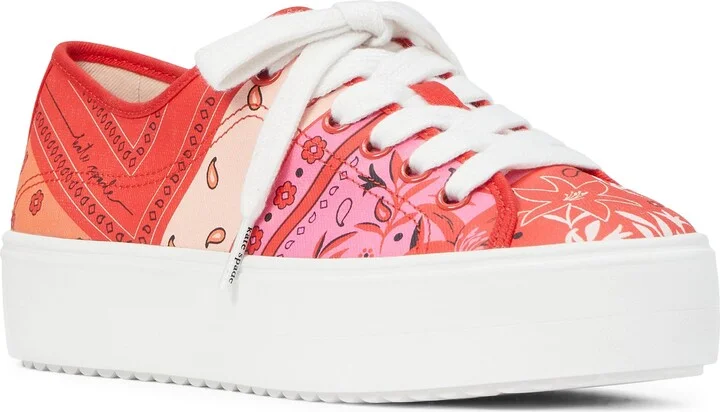Serve Bandana Patchwork Platform Sneaker
