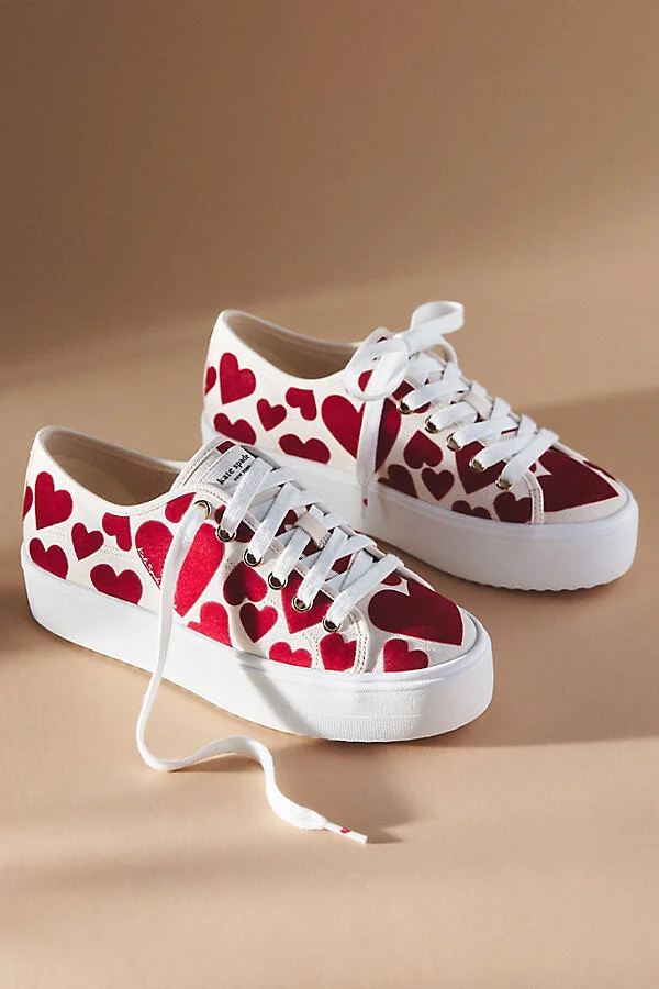 Serve Sweet Hearts Platform Sneakers - Image 2