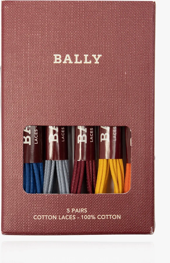Set Of Five Pairs Of Shoelaces, , - Multicolour