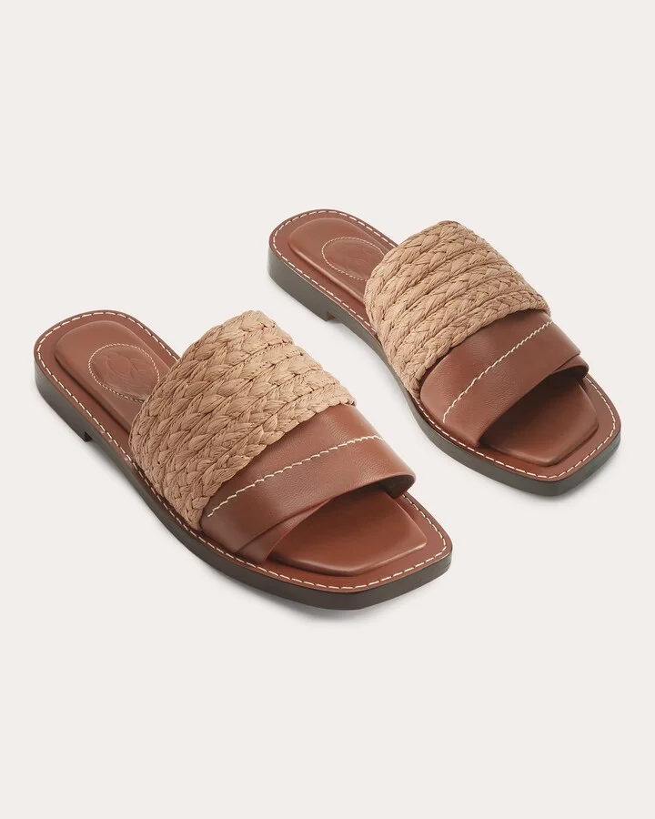Sevilla Raffia Slide - Image 2