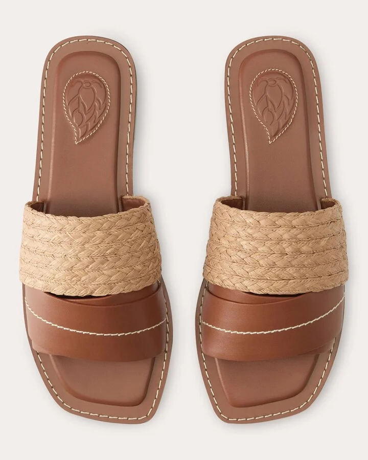 Sevilla Raffia Slide - Image 3