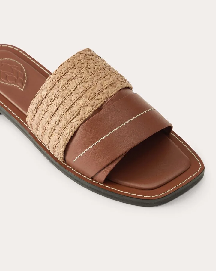 Sevilla Raffia Slide - Image 4