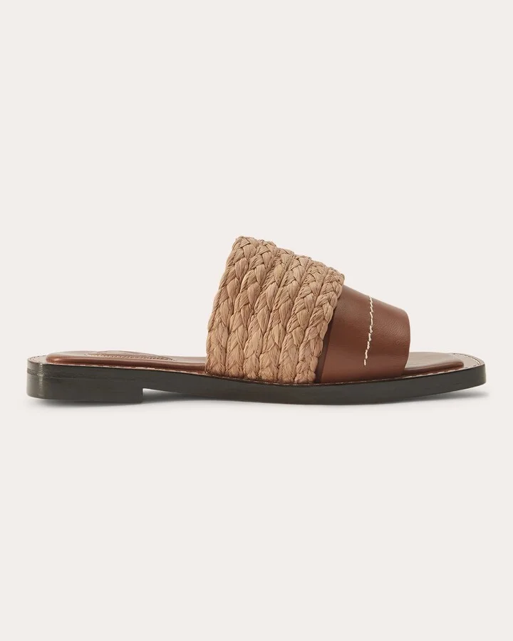 Sevilla Raffia Slide