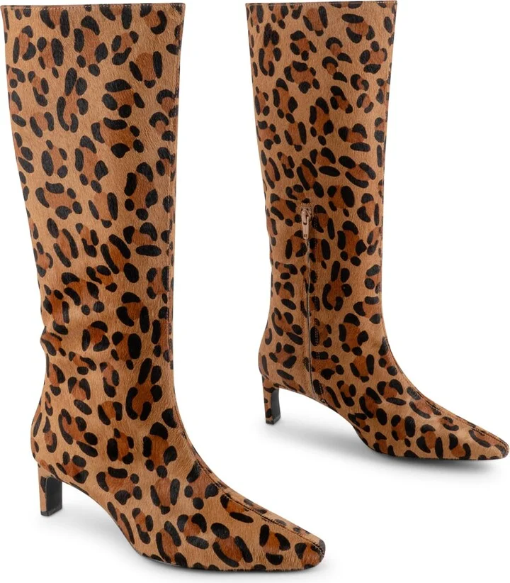 Seville Cheetah Knee High Boot-Multicolor - Image 3