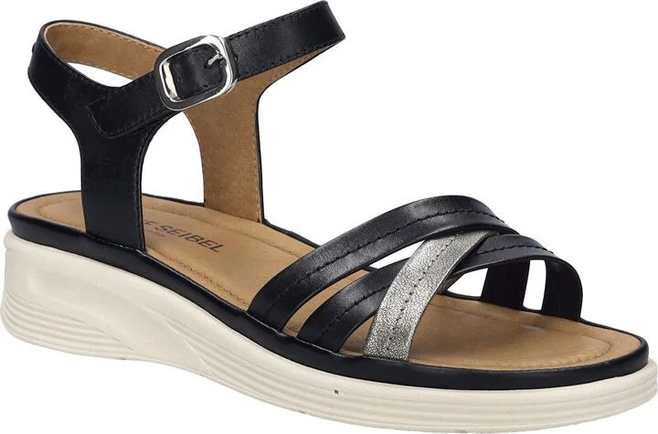 Sevran Ankle Strap Platform Wedge Sandal