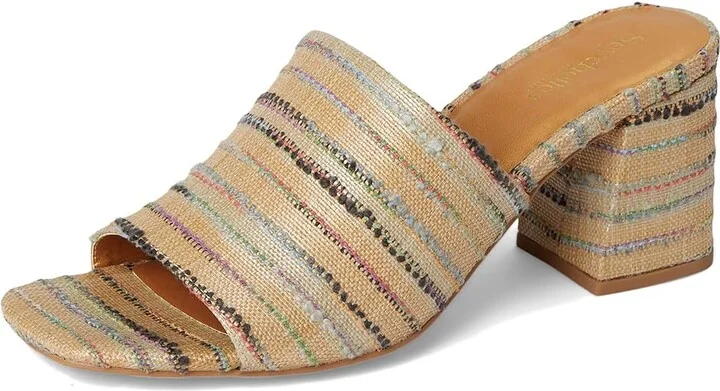 Seychelles Adapt Raffia Women's Sandals Stripe : 6 M, Leather - Image 5