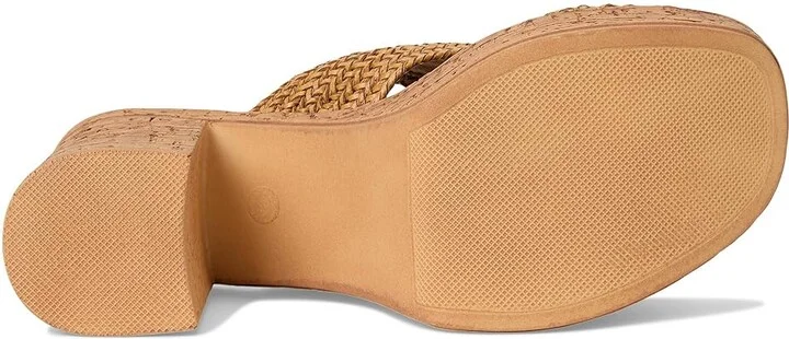 Seychelles Adorned Raffia Platform Slide Women's Wedge Shoes Lavender : 9 M, Synthetic - Image 9