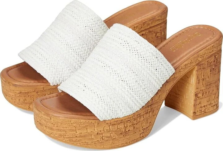 Seychelles Applause Women's Sandals White Polyurethane : 7 M, Leather