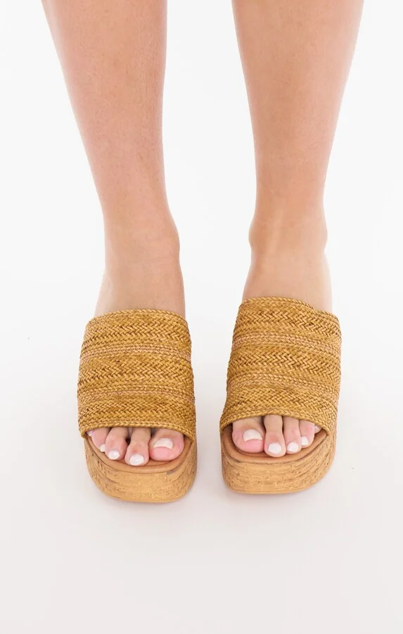 Seychelles Applause Woven Heel ~ Tan - Image 3