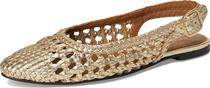 Seychelles Avalon Metallic Leather Women's Flat Shoes Gold Leather : 8 M, Leather/Rubber - Image 5