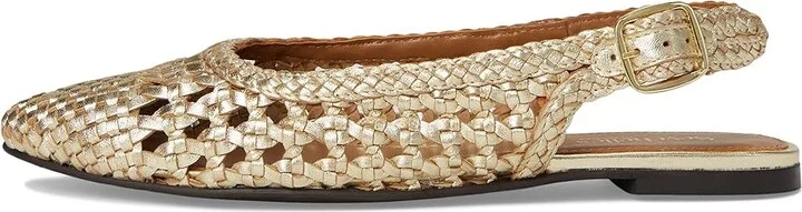 Seychelles Avalon Metallic Leather Women's Flat Shoes Gold Leather : 8 M, Leather/Rubber - Image 6
