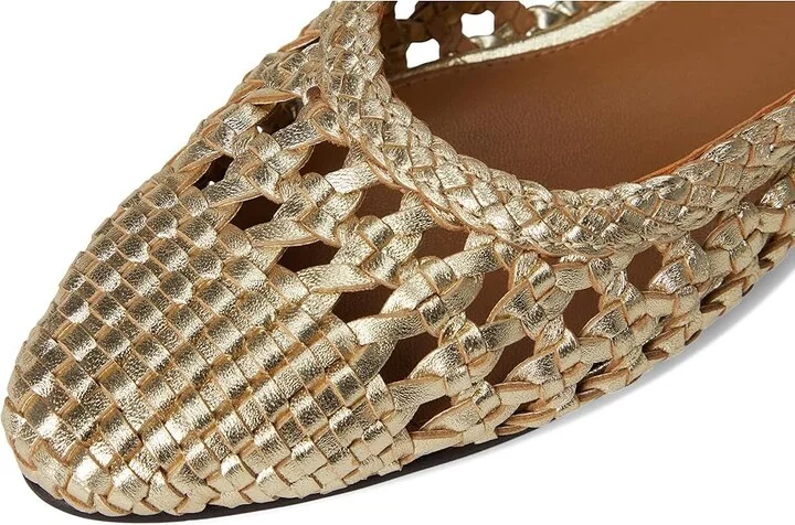 Seychelles Avalon Metallic Leather Women's Flat Shoes Gold Leather : 8 M, Leather/Rubber - Image 7