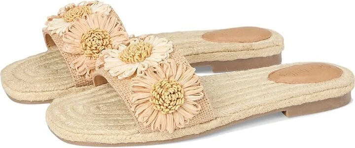 Seychelles Botanical Gardens Flowers Slide Sandal Women's Wedge Shoes Vanilla : 6.5 M