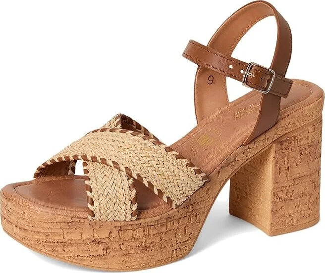 Seychelles Bravo Women's Wedge Shoes Black/Natural Raffia : 10 M, Synthetic - Image 11