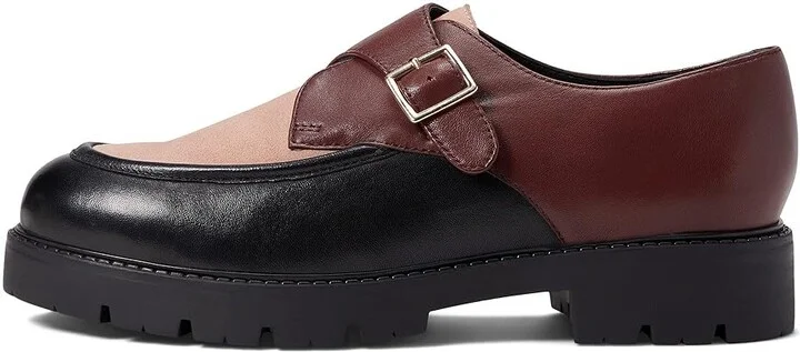 Seychelles Catch Me Women's Flat Shoes Burgundy/Blush Leather : 7 M - Image 6