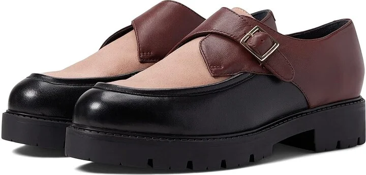 Seychelles Catch Me Women's Flat Shoes Burgundy/Blush Leather : 7 M