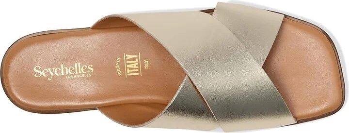 Seychelles Chai Metallic Leather Sandal Women's Sandals Gold : 8.5 M - Image 2