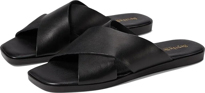 Seychelles Chai Women's Sandals Black : 7 M, Leather/Rubber