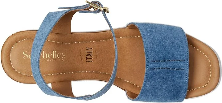 Seychelles City Scape Suede Sandal Women's Sandals Blue Suede : 10 M, Leather/Suede - Image 2