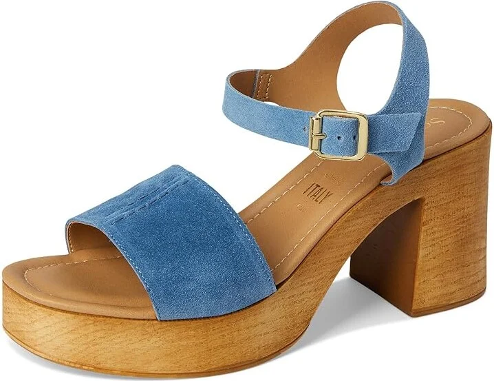 Seychelles City Scape Suede Sandal Women's Sandals Blue Suede : 10 M, Leather/Suede - Image 5