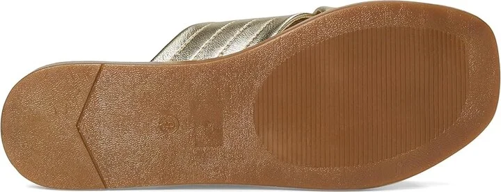 Seychelles Courage Metallic Leather Slide Sandal Women's Sandals Gold : 7.5 M, Leather/Rubber - Image 3