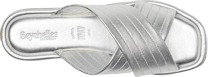 Seychelles Courage Metallic Leather Slide Sandal Women's Sandals Gold : 7.5 M, Leather/Rubber - Image 8