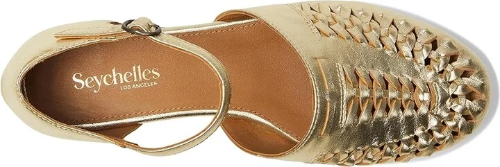 Seychelles Crimson Women's Flat Shoes Gold Metallic Leather : 7.5 M - Image 2