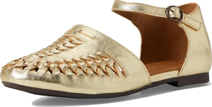 Seychelles Crimson Women's Flat Shoes Gold Metallic Leather : 7.5 M - Image 5