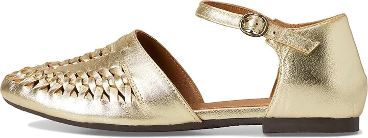Seychelles Crimson Women's Flat Shoes Gold Metallic Leather : 7.5 M - Image 6
