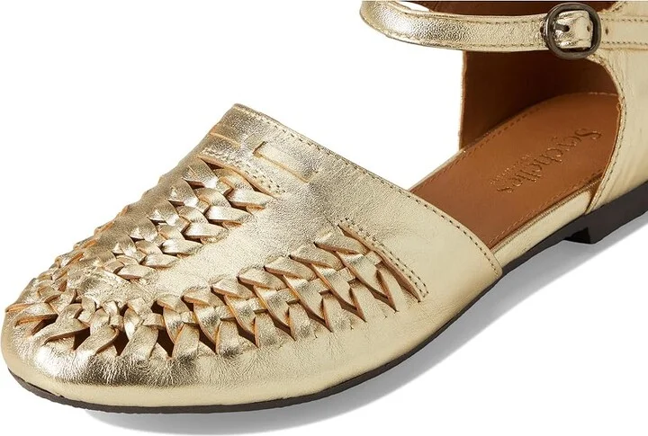 Seychelles Crimson Women's Flat Shoes Gold Metallic Leather : 7.5 M - Image 7