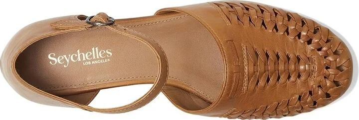 Seychelles Crimson Women's Flat Shoes Tan Leather : 8.5 M, Leather/Rubber - Image 2