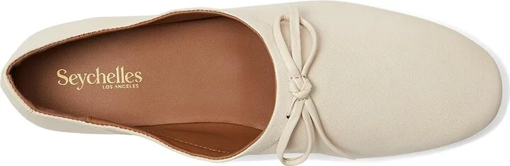 Seychelles Curtsy Leather Women's Flat Shoes Off-White : 7.5 M - Image 2