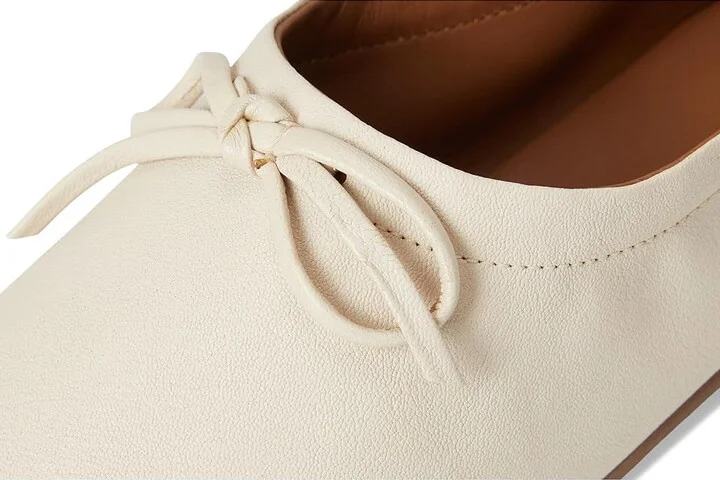 Seychelles Curtsy Leather Women's Flat Shoes Off-White : 7.5 M - Image 7