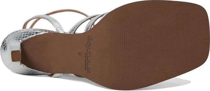 Seychelles Dress to Impress Women's Sandals Silver Leather : 8 M - Image 3