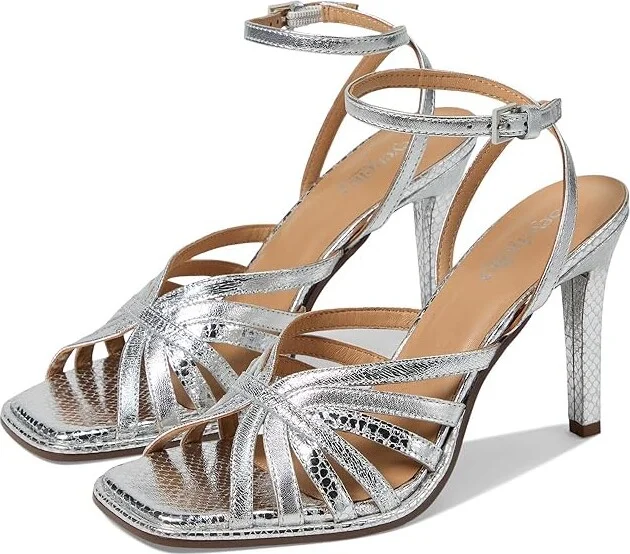 Seychelles Dress to Impress Women's Sandals Silver Leather : 8 M