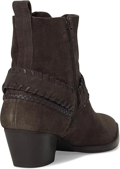 Seychelles Easy Peasy Bootie Women's Boots Chocolate Suede : 9 M, Leather - Image 4