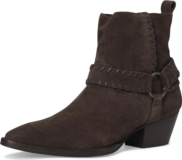 Seychelles Easy Peasy Bootie Women's Boots Chocolate Suede : 9 M, Leather - Image 5