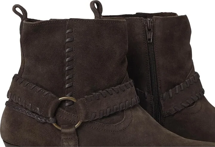 Seychelles Easy Peasy Bootie Women's Boots Chocolate Suede : 9 M, Leather - Image 7