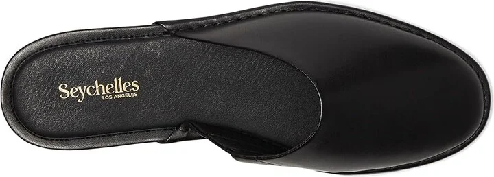 Seychelles Eye Of The Beholder Mule Women's Slippers Black Leather : 9 M - Image 2