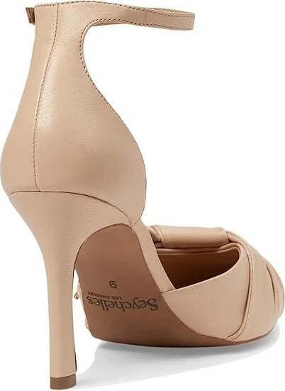 Seychelles First Dance High Women's Heels Beige : 8.5 M, Leather/Rubber - Image 4
