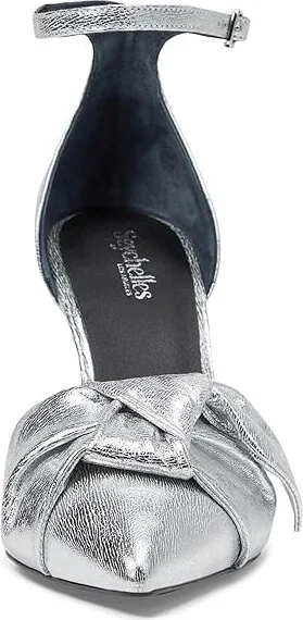 Seychelles First Dance High Women's Heels Silver : 7.5 M, Leather/Rubber - Image 2