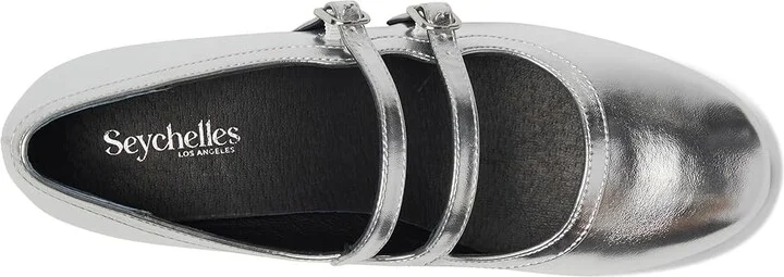 Seychelles Gatsby High Women's Heels Silver : 6.5 M, Leather - Image 2