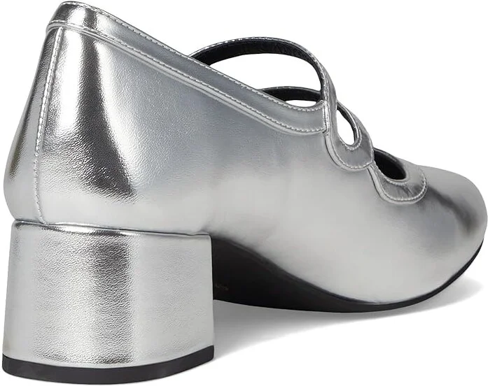 Seychelles Gatsby High Women's Heels Silver : 6.5 M, Leather - Image 4