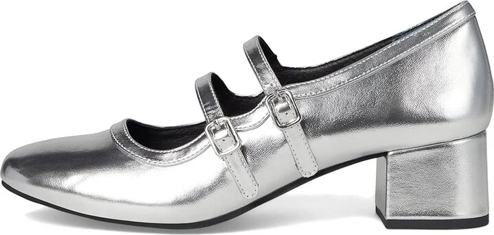 Seychelles Gatsby High Women's Heels Silver : 6.5 M, Leather - Image 6