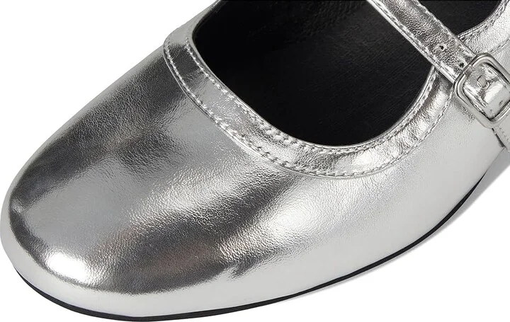 Seychelles Gatsby High Women's Heels Silver : 6.5 M, Leather - Image 7