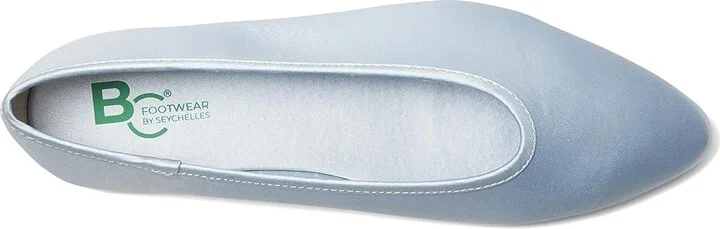 Seychelles Georgette Satin Flat Women's Shoes Light Blue : 7 M, Polyester/Rubber/Satin - Image 2
