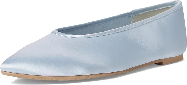 Seychelles Georgette Satin Flat Women's Shoes Light Blue : 7 M, Polyester/Rubber/Satin - Image 5