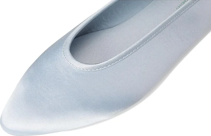 Seychelles Georgette Satin Flat Women's Shoes Light Blue : 7 M, Polyester/Rubber/Satin - Image 7