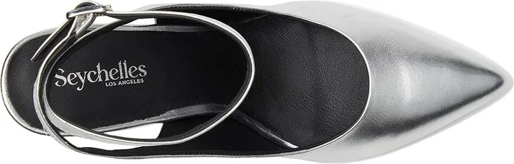 Seychelles Girl Boss High Heels Silver : 6.5 M, Leather - Image 2