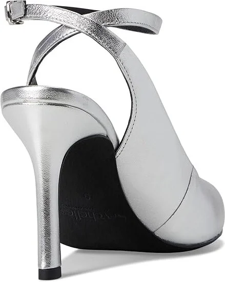 Seychelles Girl Boss High Heels Silver : 6.5 M, Leather - Image 4